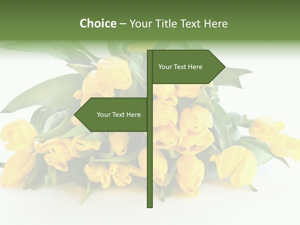 Tulip Romantic Pink PowerPoint Template