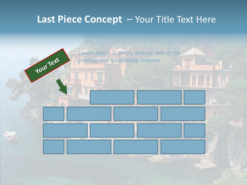 Chair Table Office PowerPoint Template