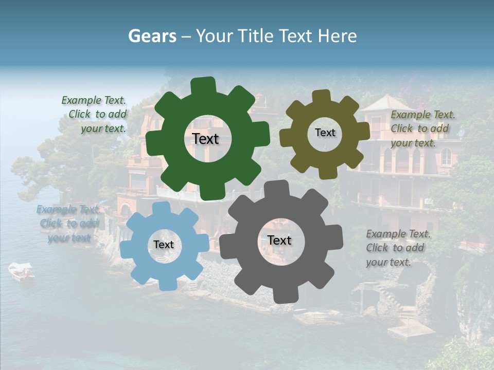 Chair Table Office PowerPoint Template