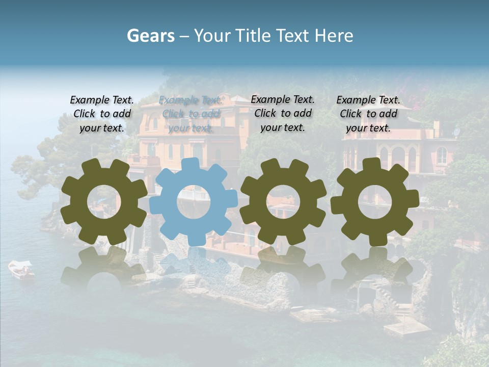 Chair Table Office PowerPoint Template