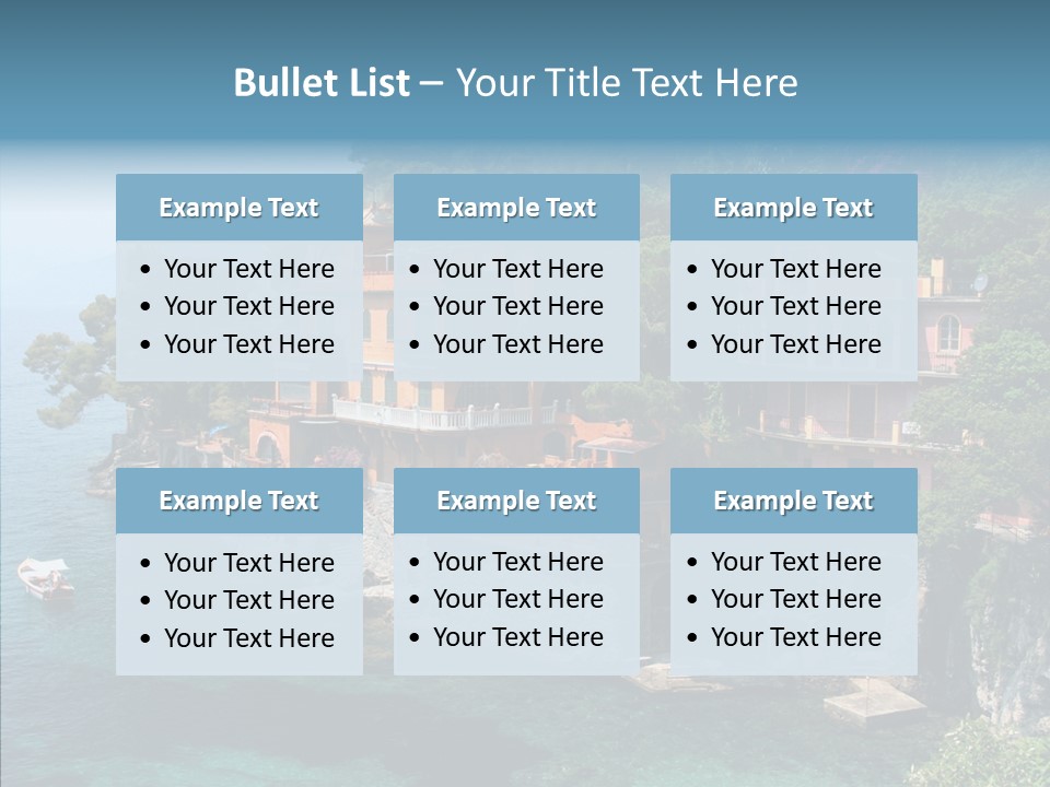 Chair Table Office PowerPoint Template