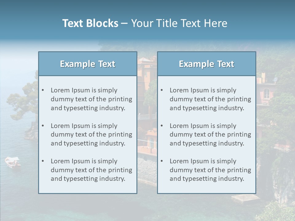 Chair Table Office PowerPoint Template