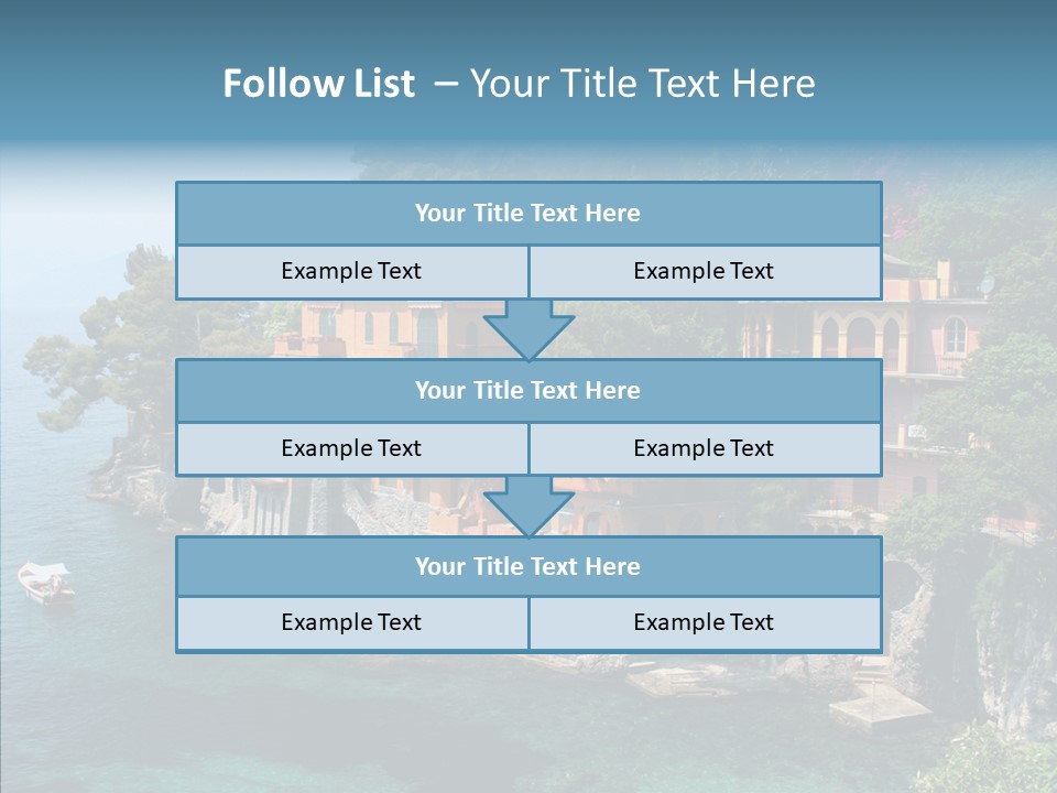 Chair Table Office PowerPoint Template