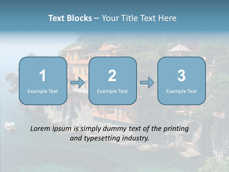 Chair Table Office PowerPoint Template