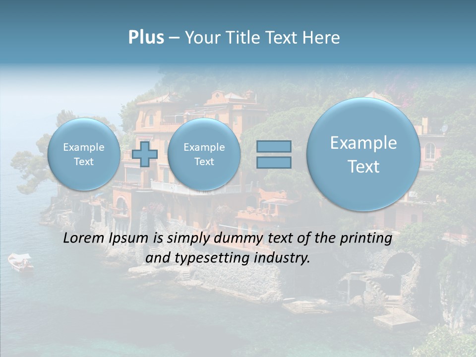 Chair Table Office PowerPoint Template