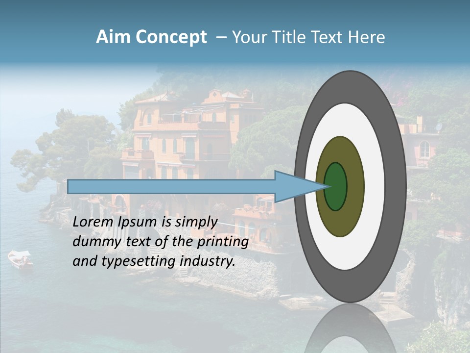 Chair Table Office PowerPoint Template