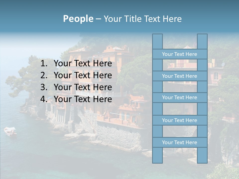 Chair Table Office PowerPoint Template