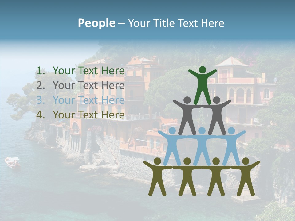 Chair Table Office PowerPoint Template