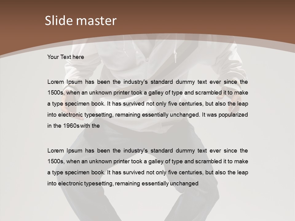 Break Guy Sport PowerPoint Template