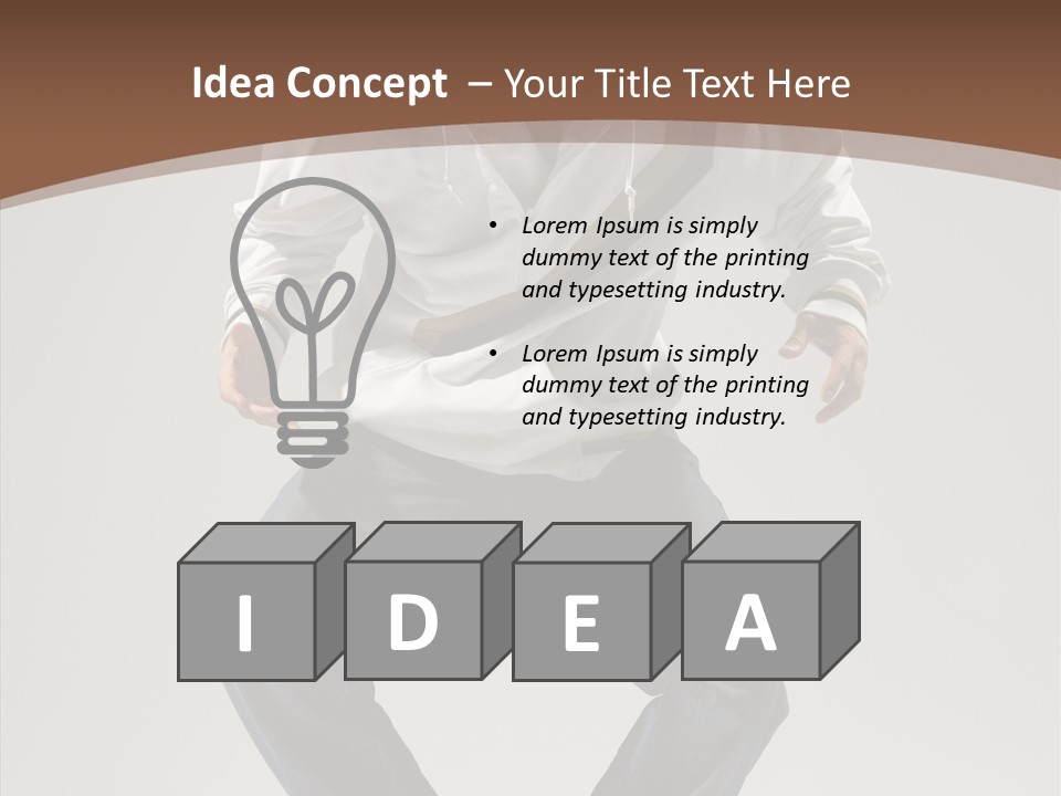 Break Guy Sport PowerPoint Template