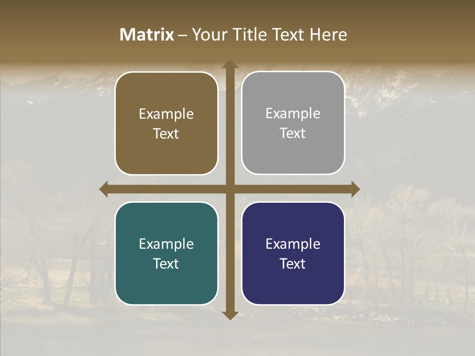 Barn Snow Season PowerPoint Template