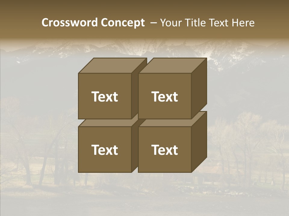 Barn Snow Season PowerPoint Template