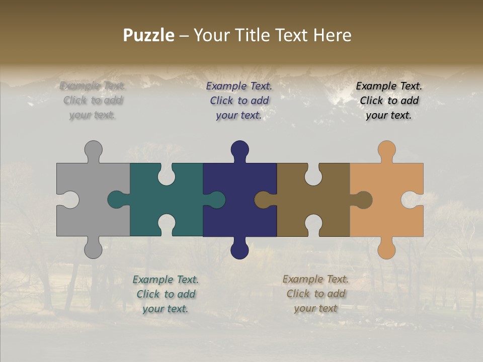 Barn Snow Season PowerPoint Template