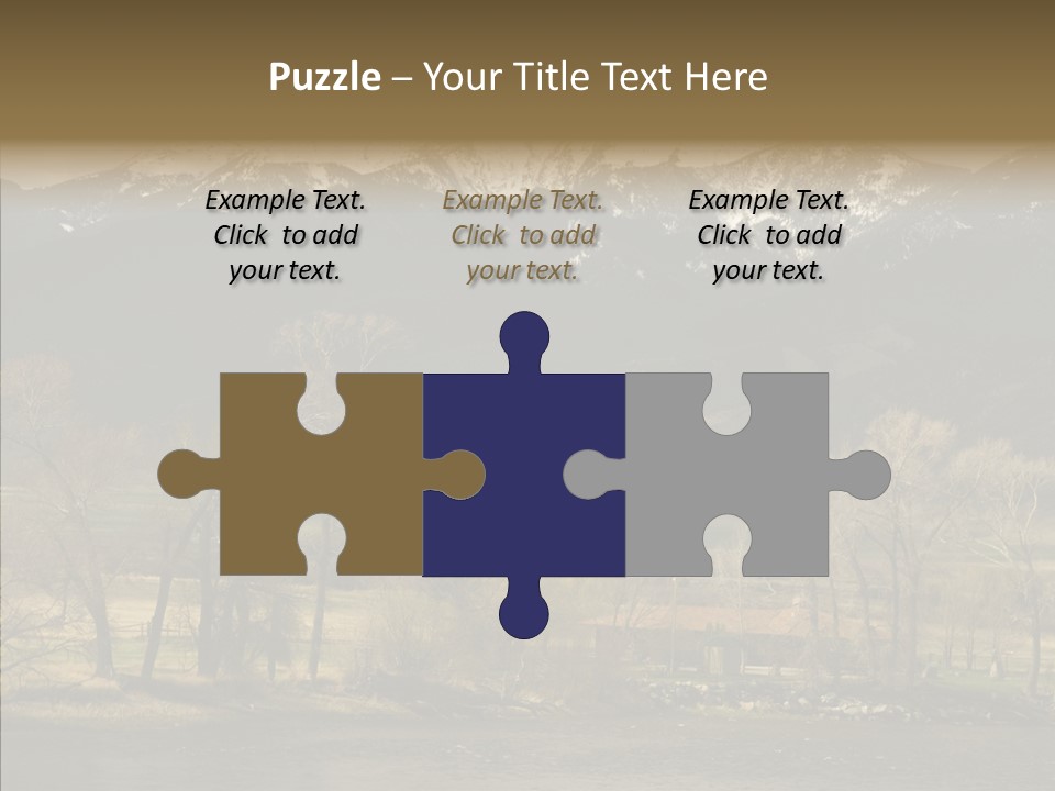 Barn Snow Season PowerPoint Template