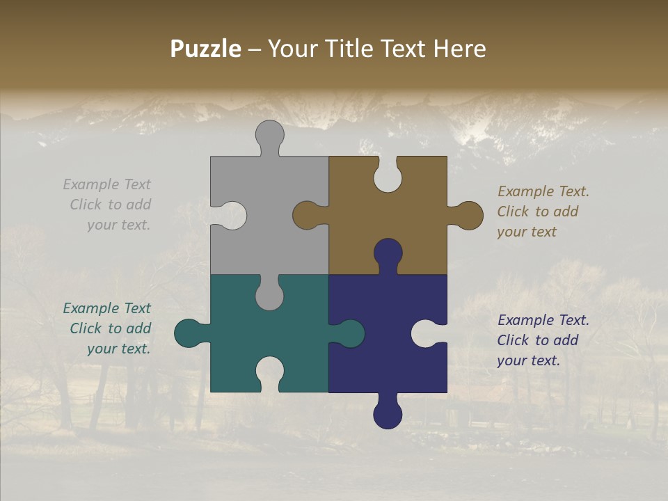 Barn Snow Season PowerPoint Template