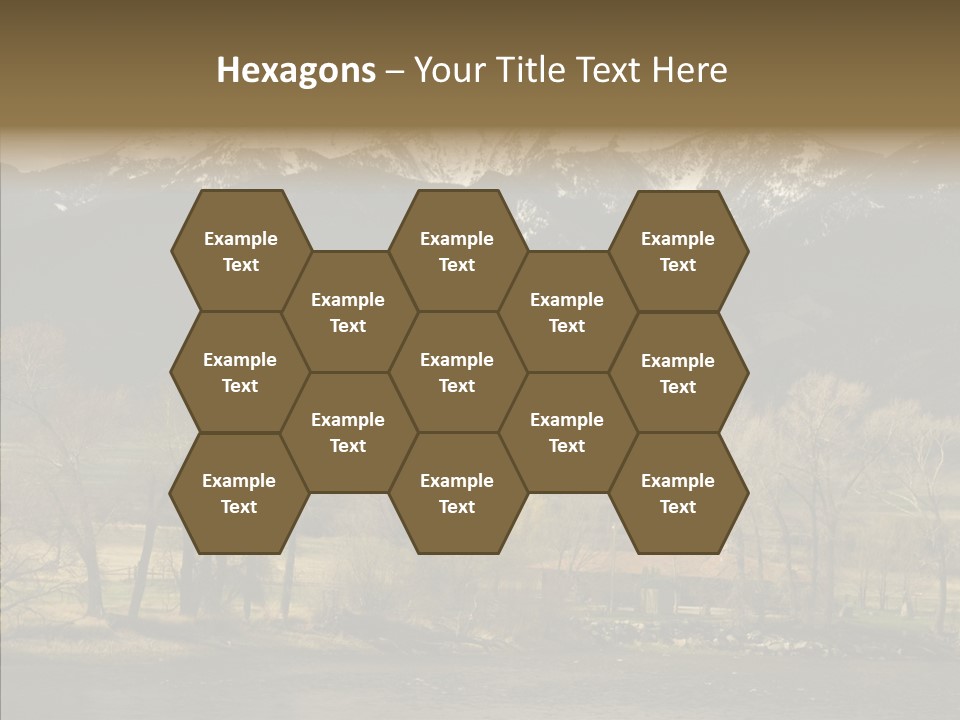 Barn Snow Season PowerPoint Template