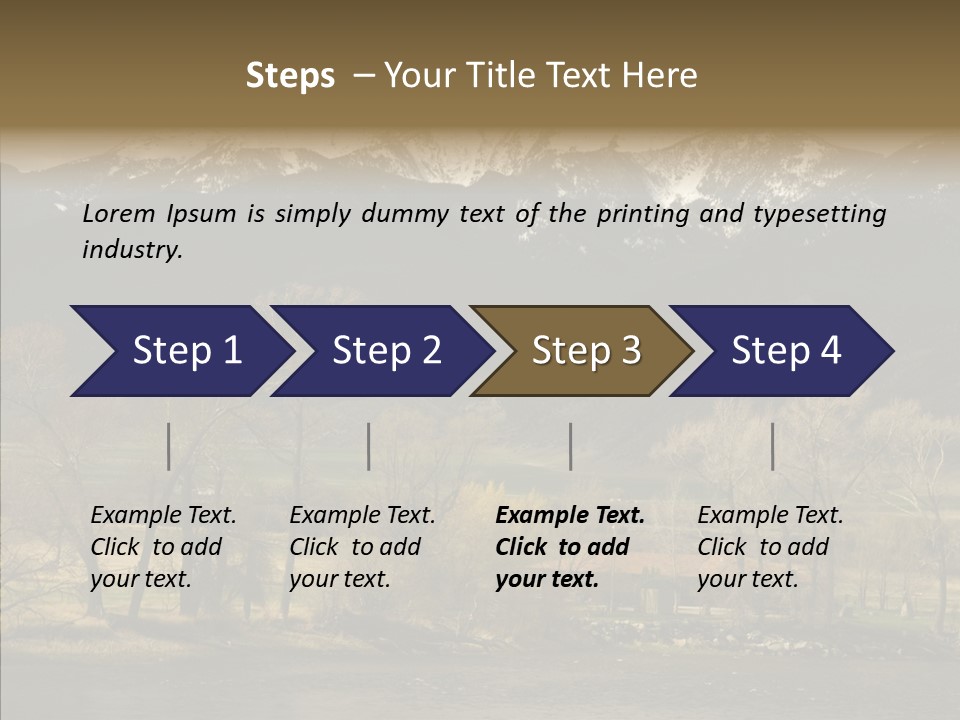 Barn Snow Season PowerPoint Template
