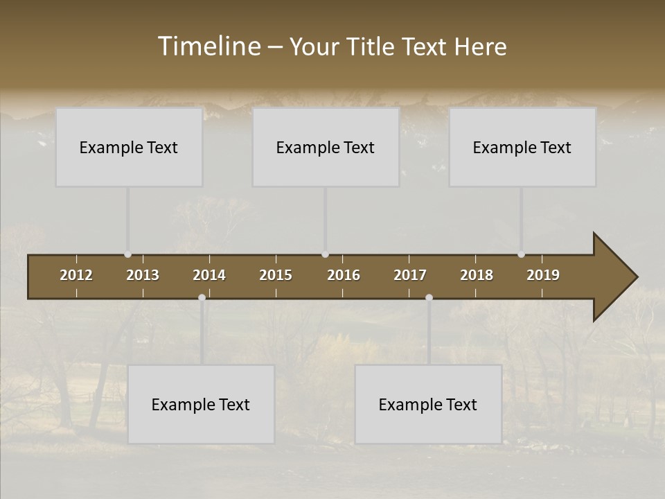 Barn Snow Season PowerPoint Template