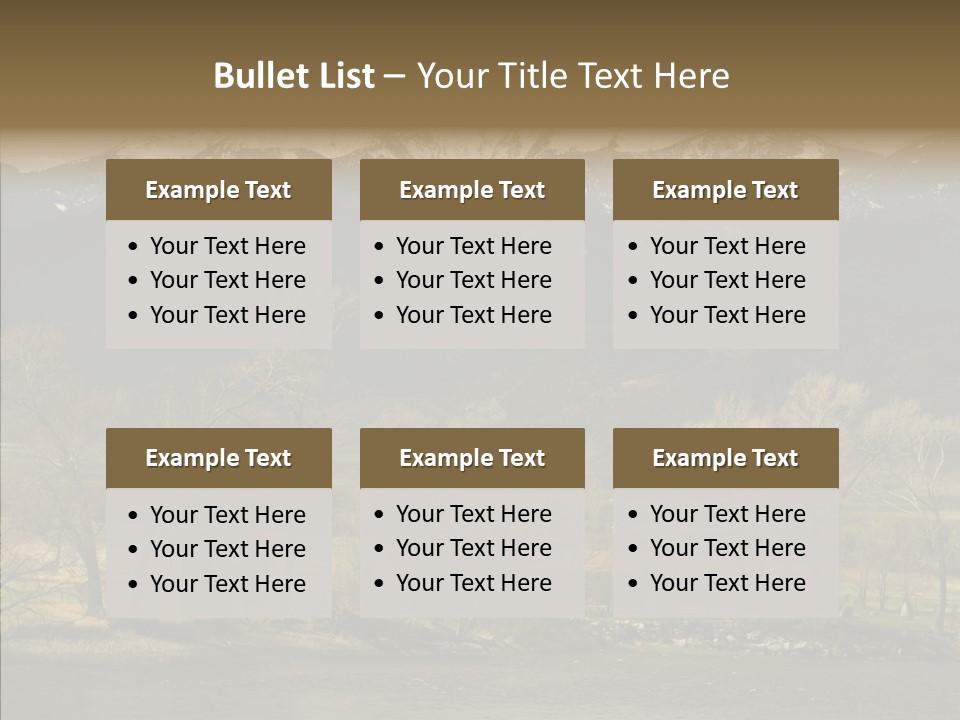 Barn Snow Season PowerPoint Template