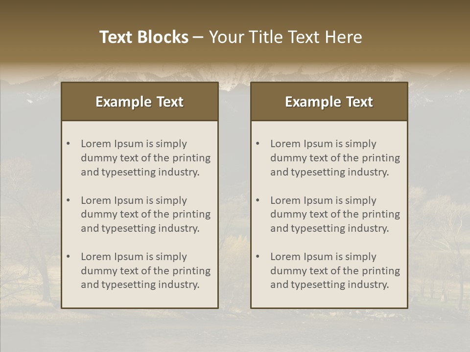 Barn Snow Season PowerPoint Template