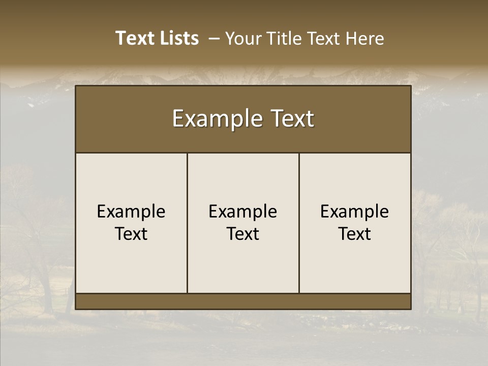 Barn Snow Season PowerPoint Template
