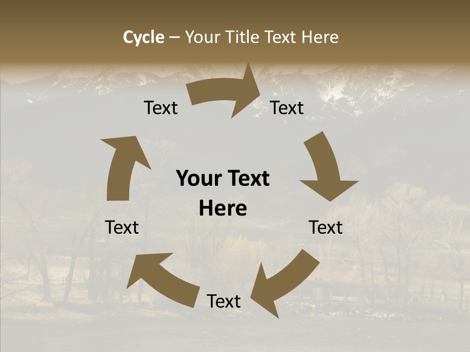 Barn Snow Season PowerPoint Template