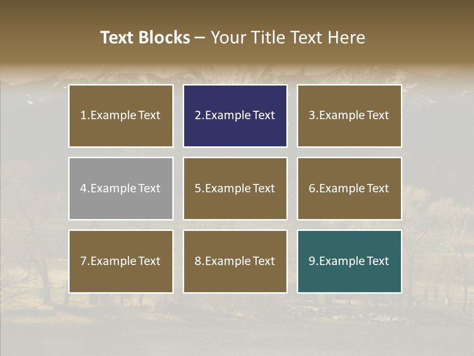 Barn Snow Season PowerPoint Template