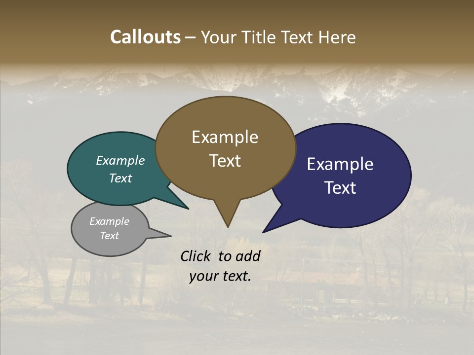 Barn Snow Season PowerPoint Template