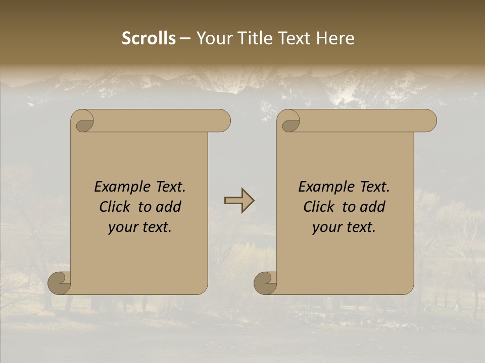 Barn Snow Season PowerPoint Template
