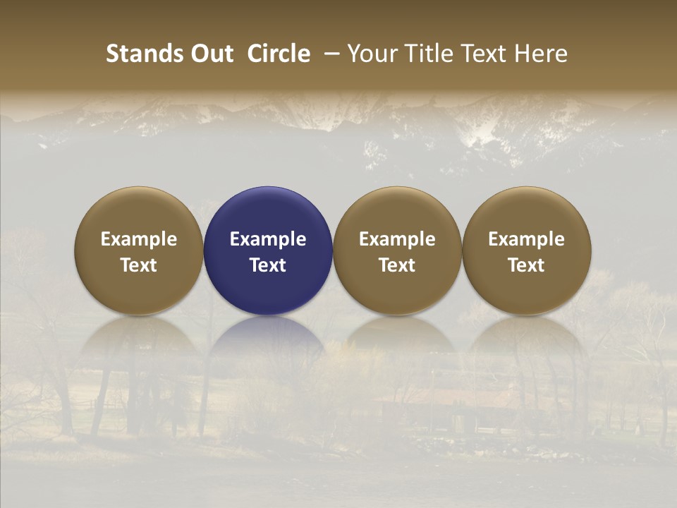 Barn Snow Season PowerPoint Template