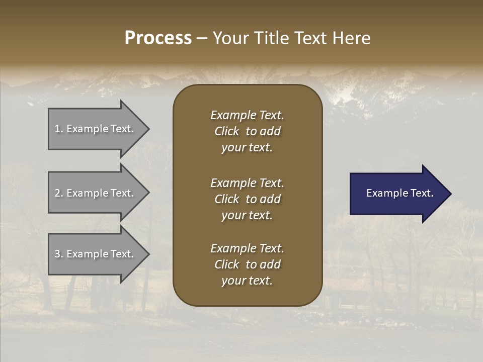 Barn Snow Season PowerPoint Template