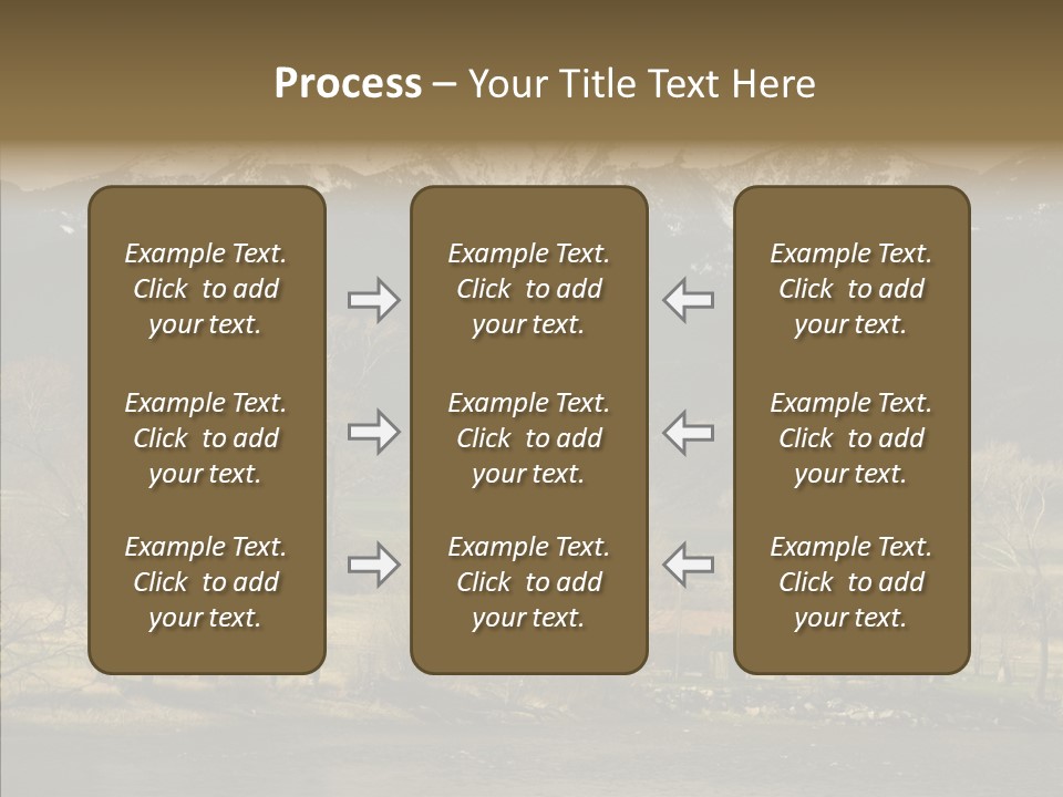 Barn Snow Season PowerPoint Template