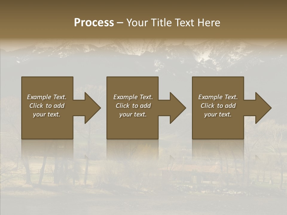 Barn Snow Season PowerPoint Template