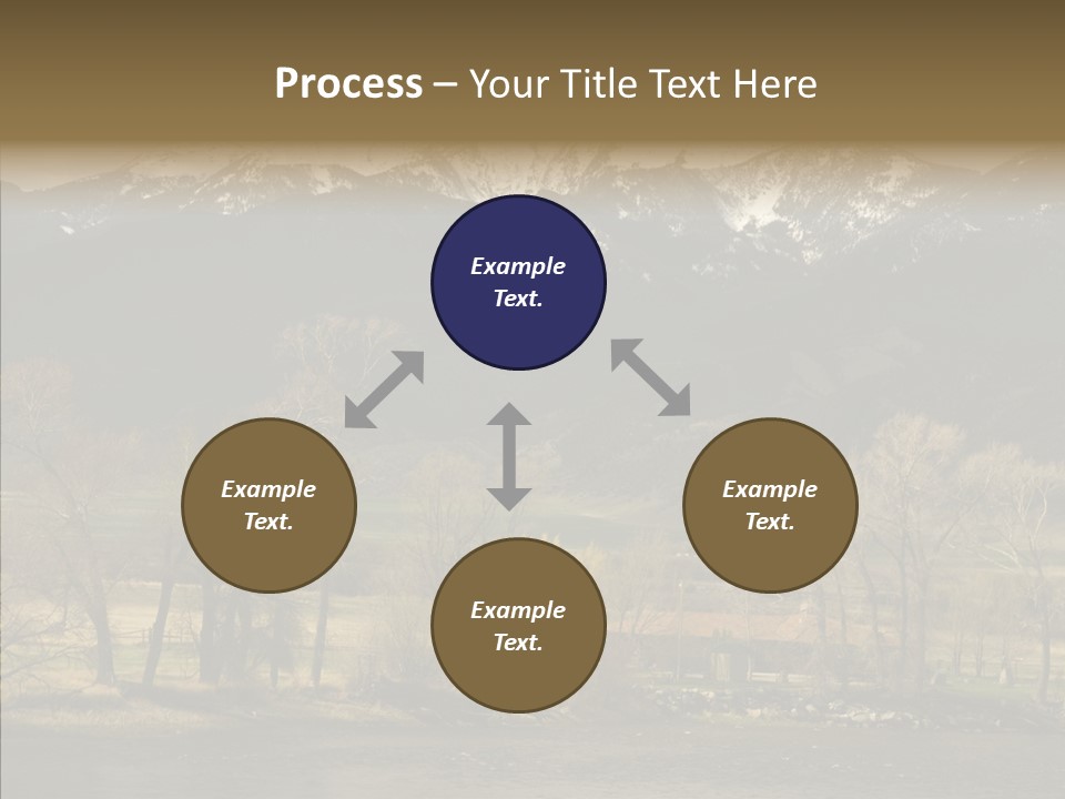 Barn Snow Season PowerPoint Template