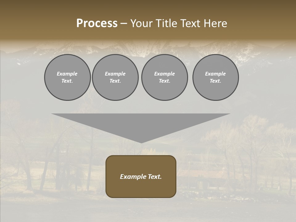 Barn Snow Season PowerPoint Template