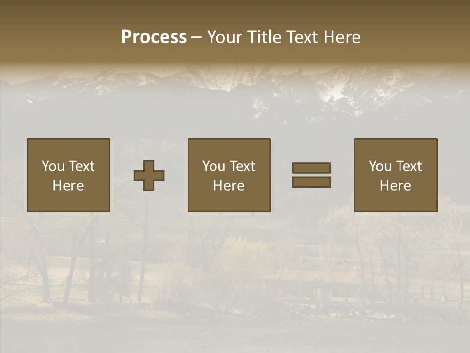 Barn Snow Season PowerPoint Template