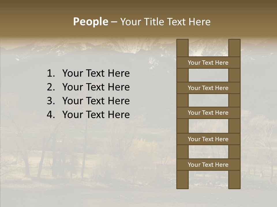 Barn Snow Season PowerPoint Template