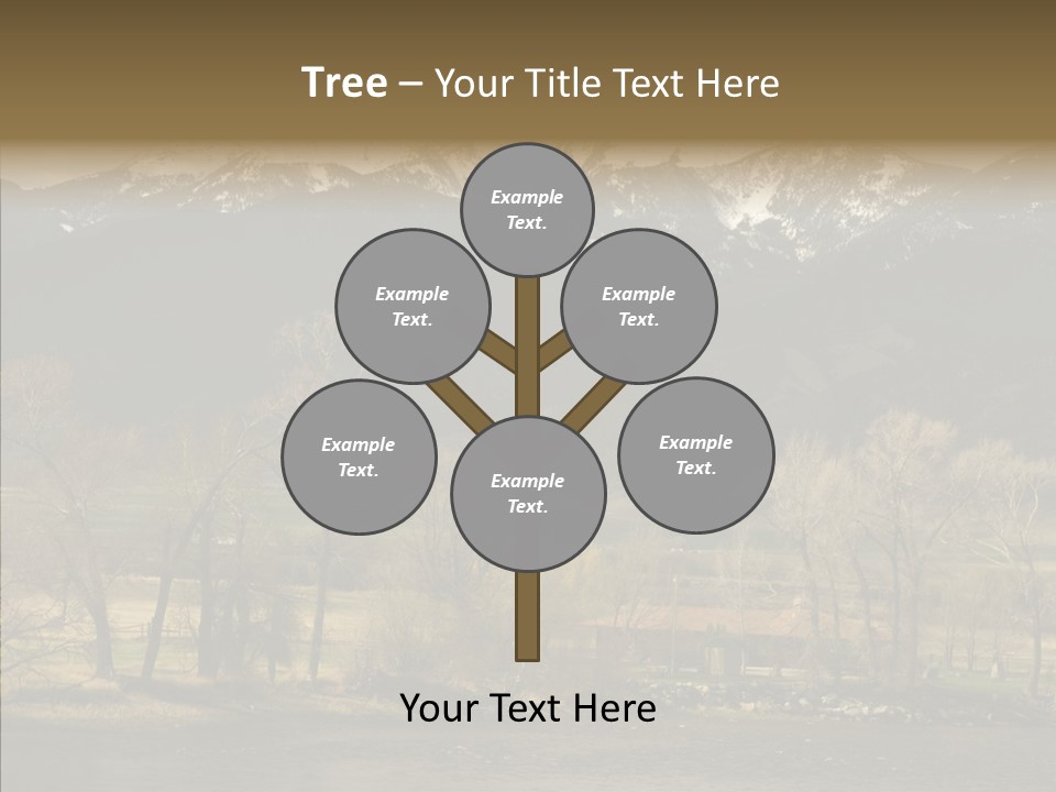 Barn Snow Season PowerPoint Template