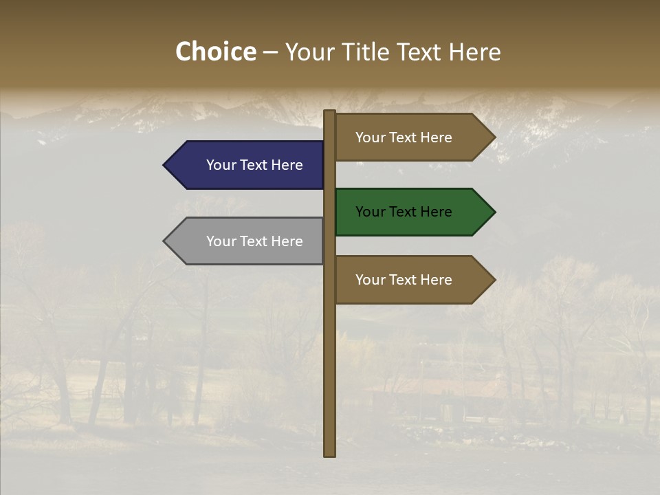 Barn Snow Season PowerPoint Template
