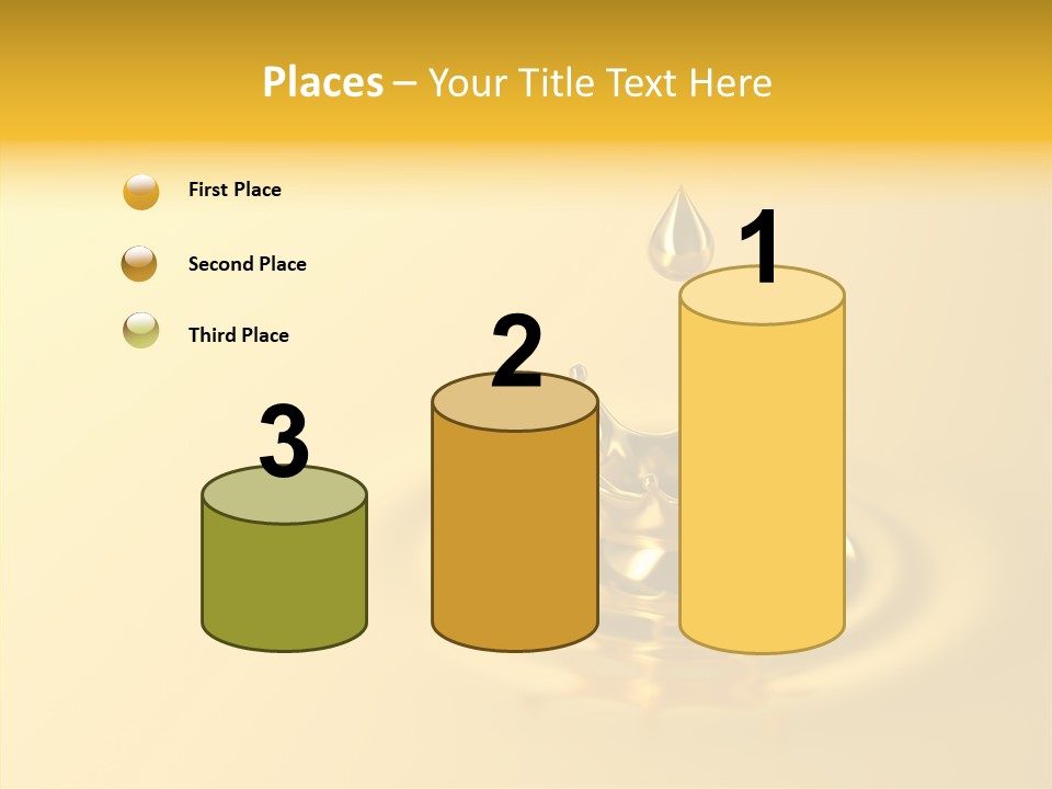 Metal Drip Flowing PowerPoint Template