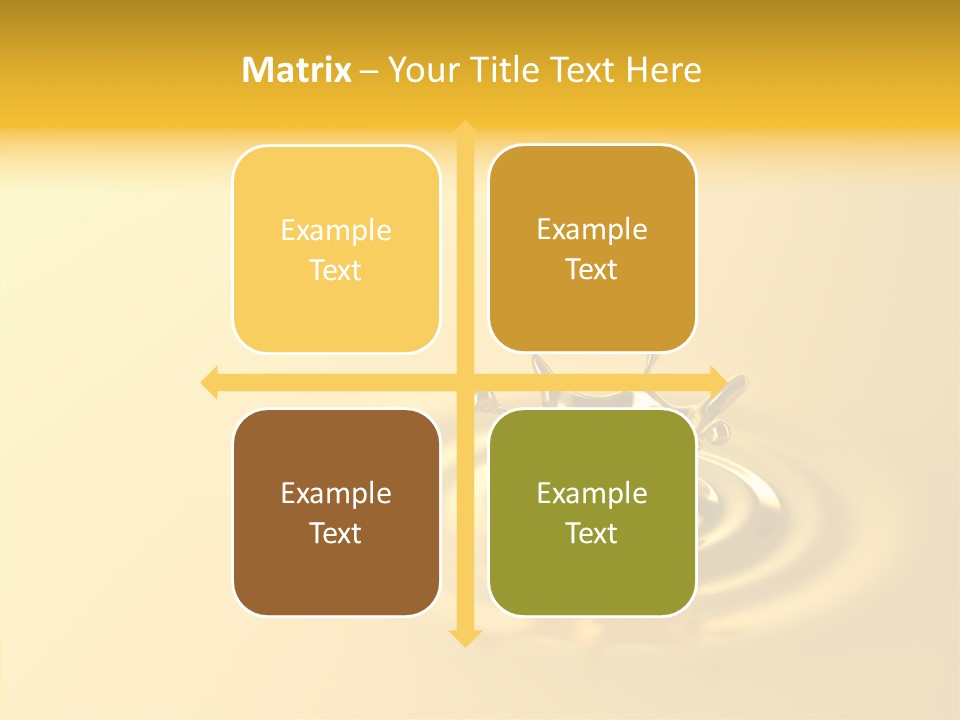 Metal Drip Flowing PowerPoint Template
