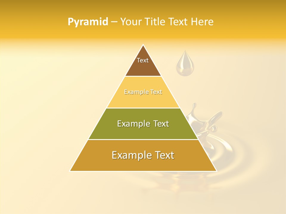 Metal Drip Flowing PowerPoint Template