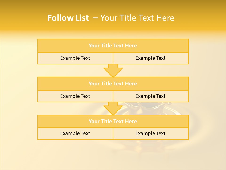 Metal Drip Flowing PowerPoint Template