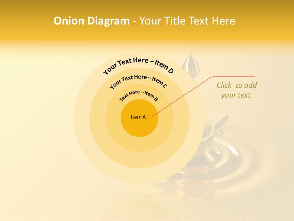 Metal Drip Flowing PowerPoint Template