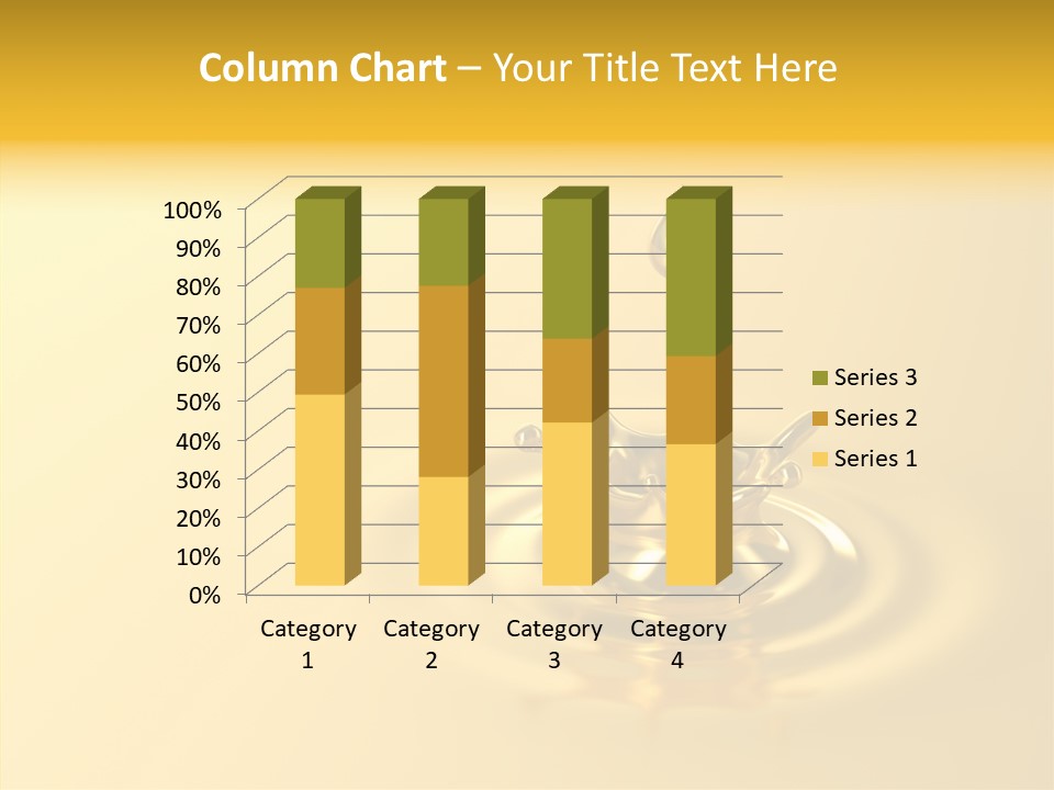 Metal Drip Flowing PowerPoint Template