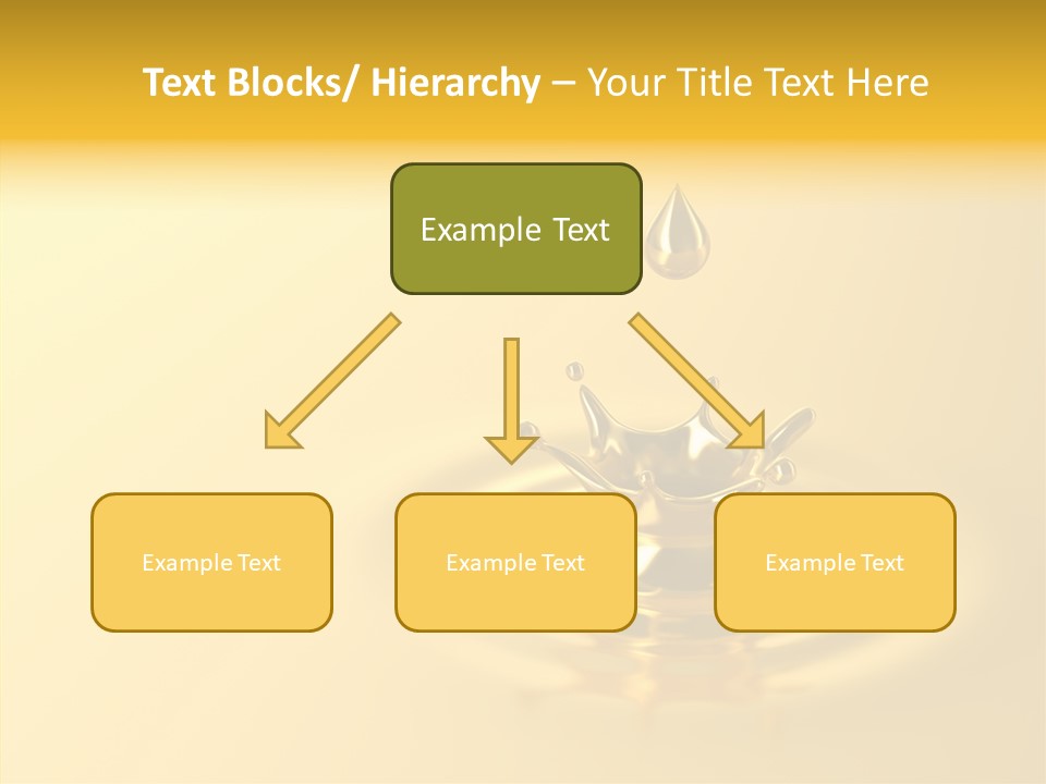 Metal Drip Flowing PowerPoint Template