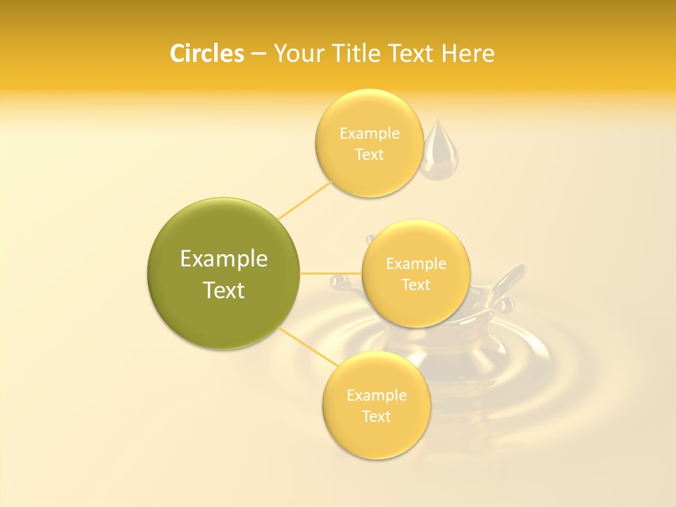 Metal Drip Flowing PowerPoint Template