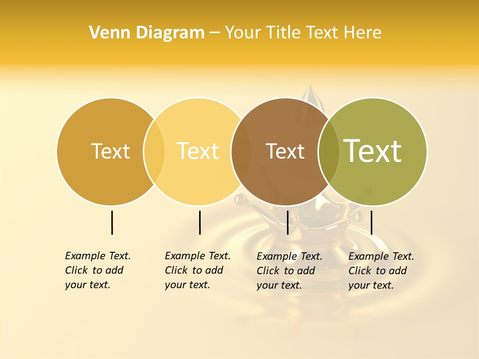 Metal Drip Flowing PowerPoint Template