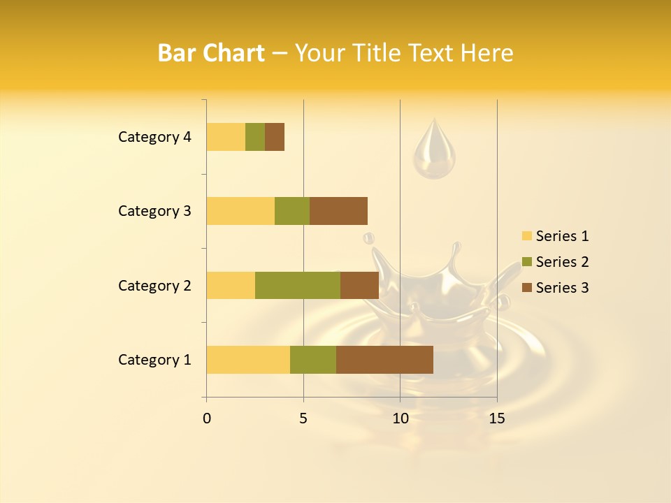Metal Drip Flowing PowerPoint Template