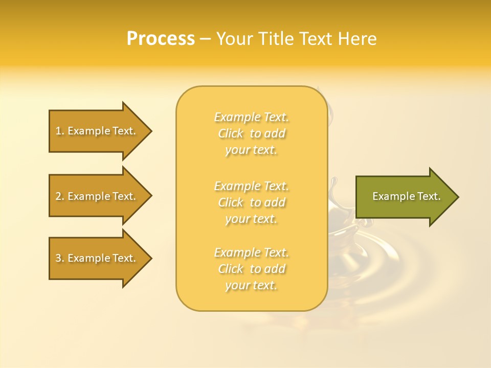 Metal Drip Flowing PowerPoint Template